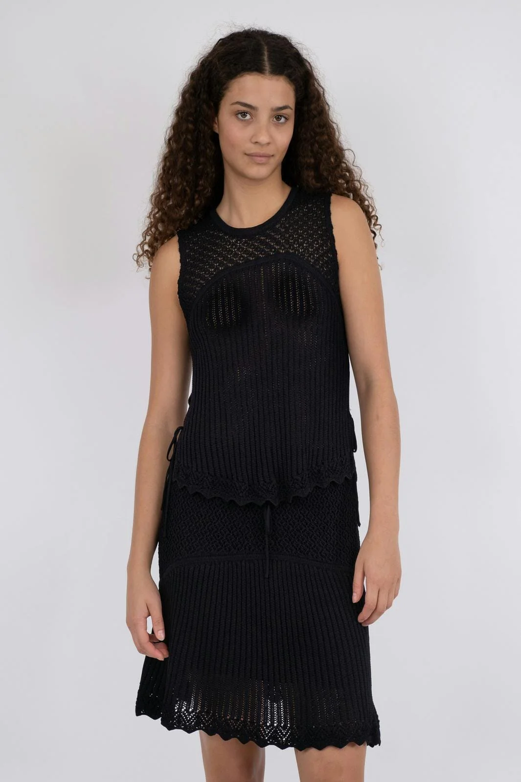 Neo Noir Coral Knit Top