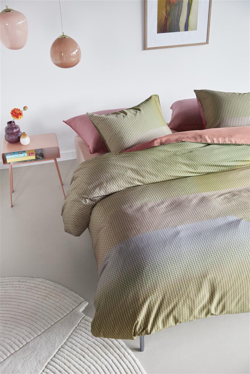 Beddinghouse Dutch Design Glossy  dekbedovertrek - 140x200|220 - Groen