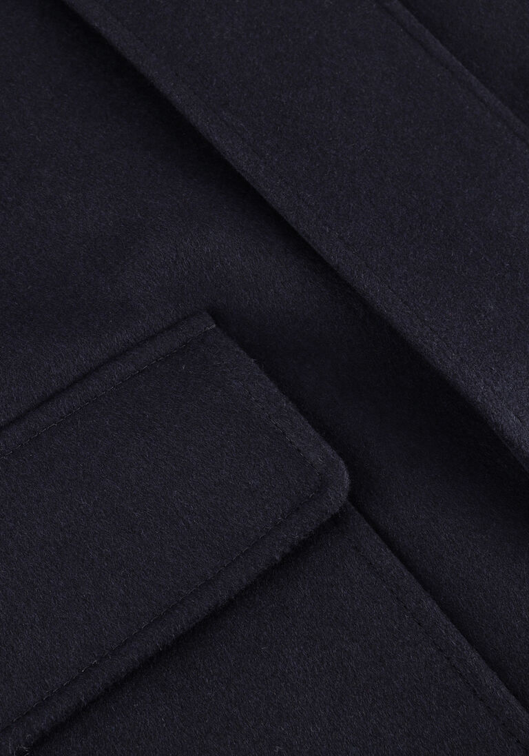 donkerblauwe lardini overshirt giubbino