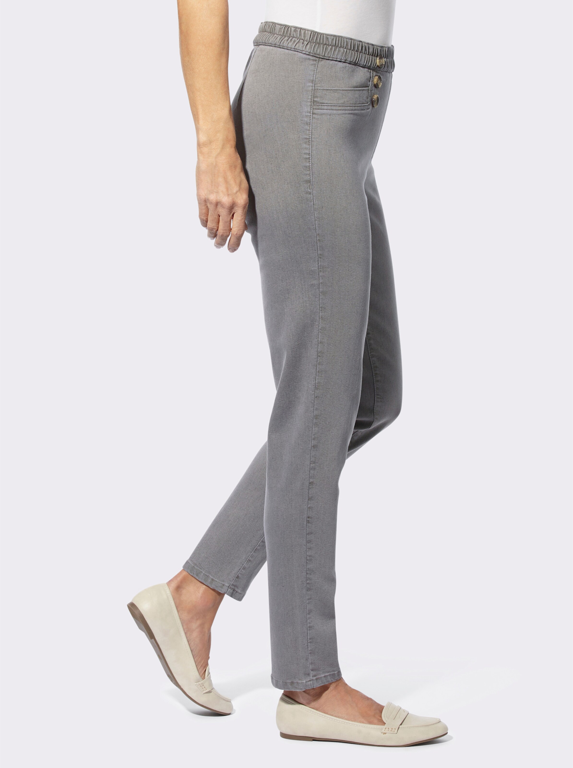 Schlupfjeans in komfortabler Stretch-Qualität