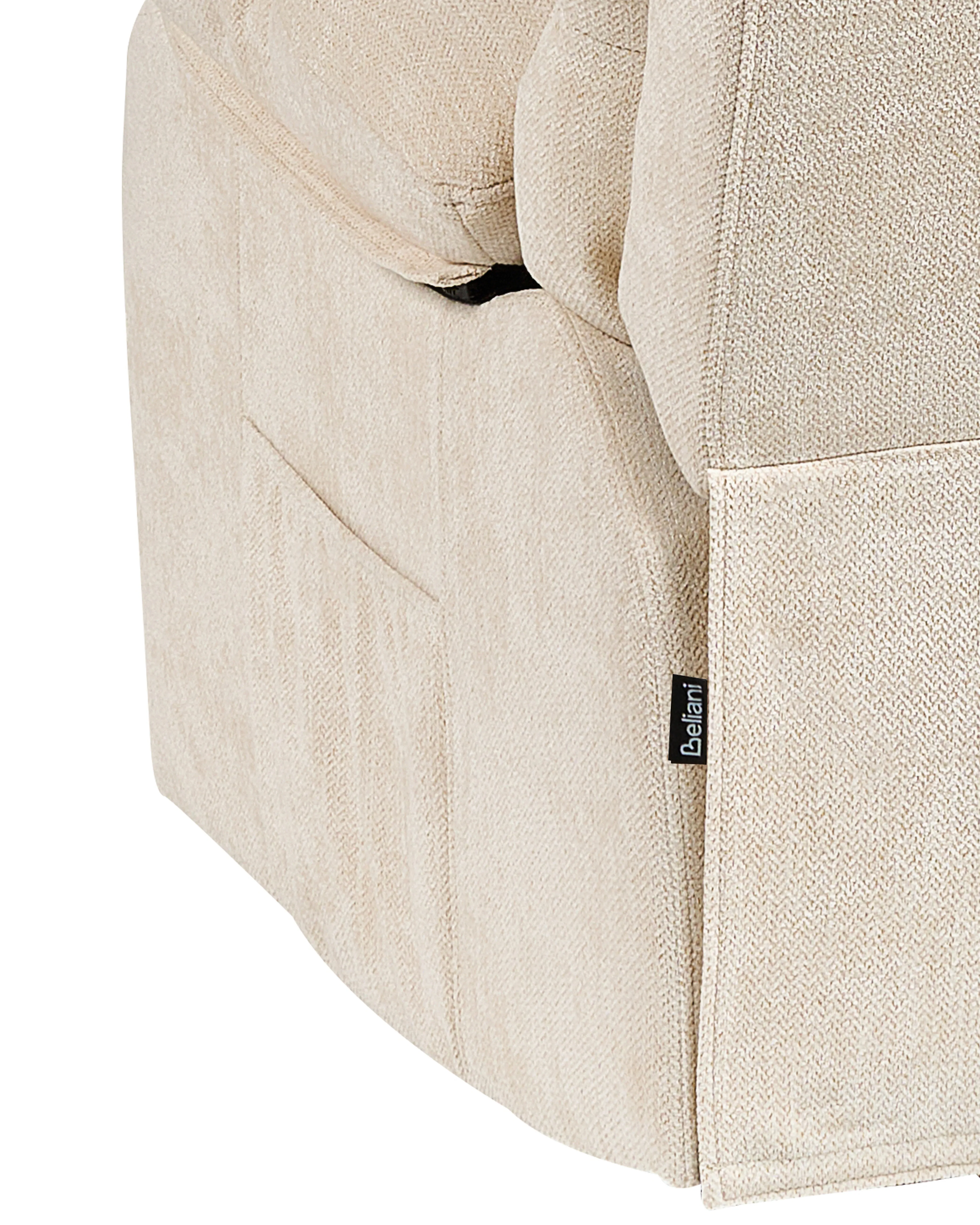 Elektrische relaxfauteuil ARES inclusief voetensteun Stof Lichtbeige