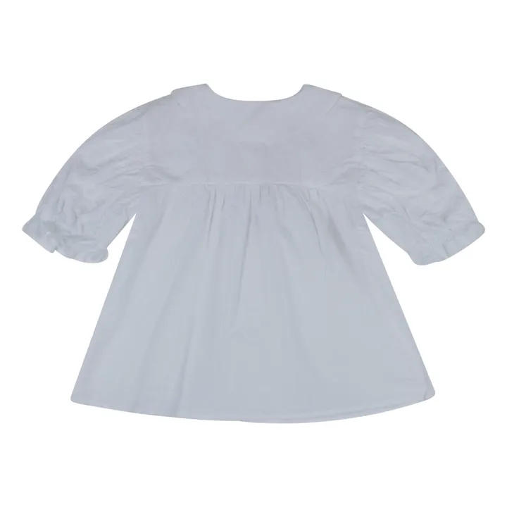 Babe & Tess Chemise Col Claudine Venice | Blanc