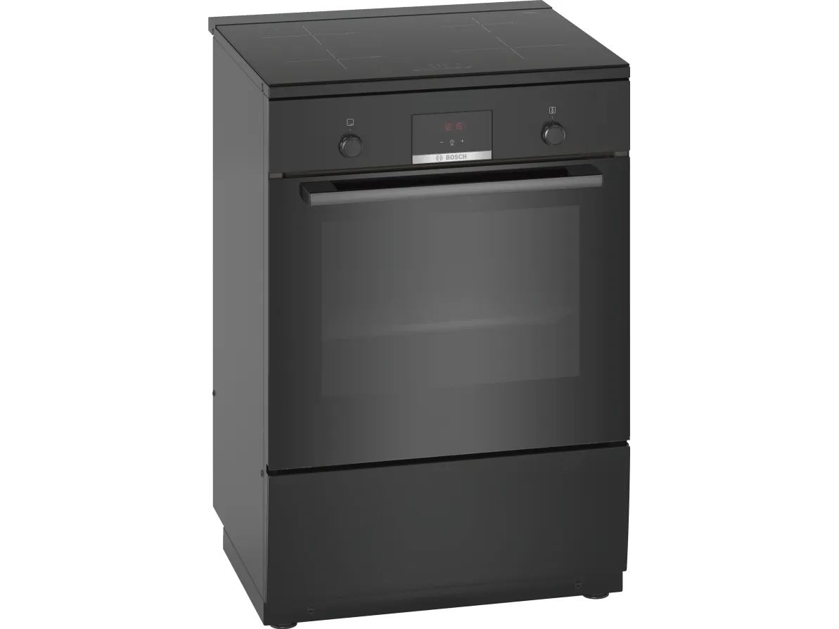 Bosch Serie 4 Fritstående komfur med induktion - Sort