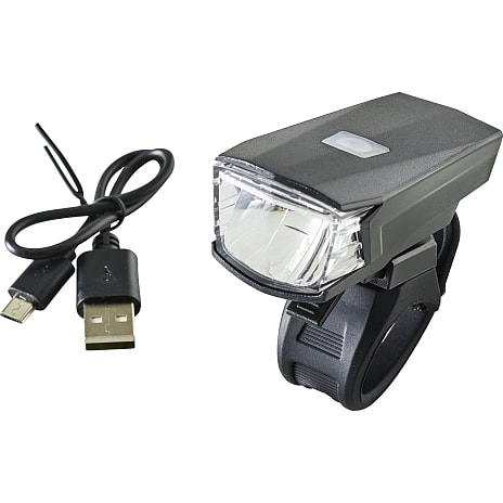 SCO PREMIUM 1 LED cykellygte -forlygte i sort