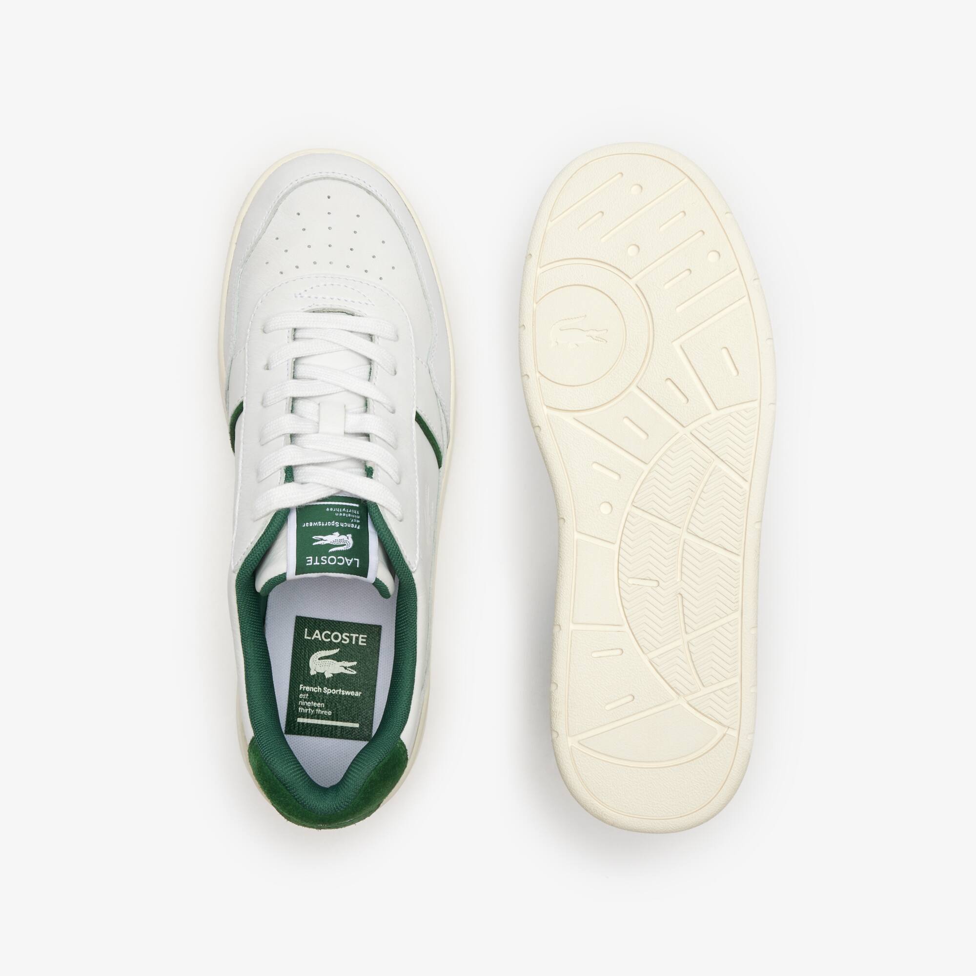 Herren-Sneakers Aceclip aus Premium-Leder Sneakers - Weiss - Lacoste - Herren