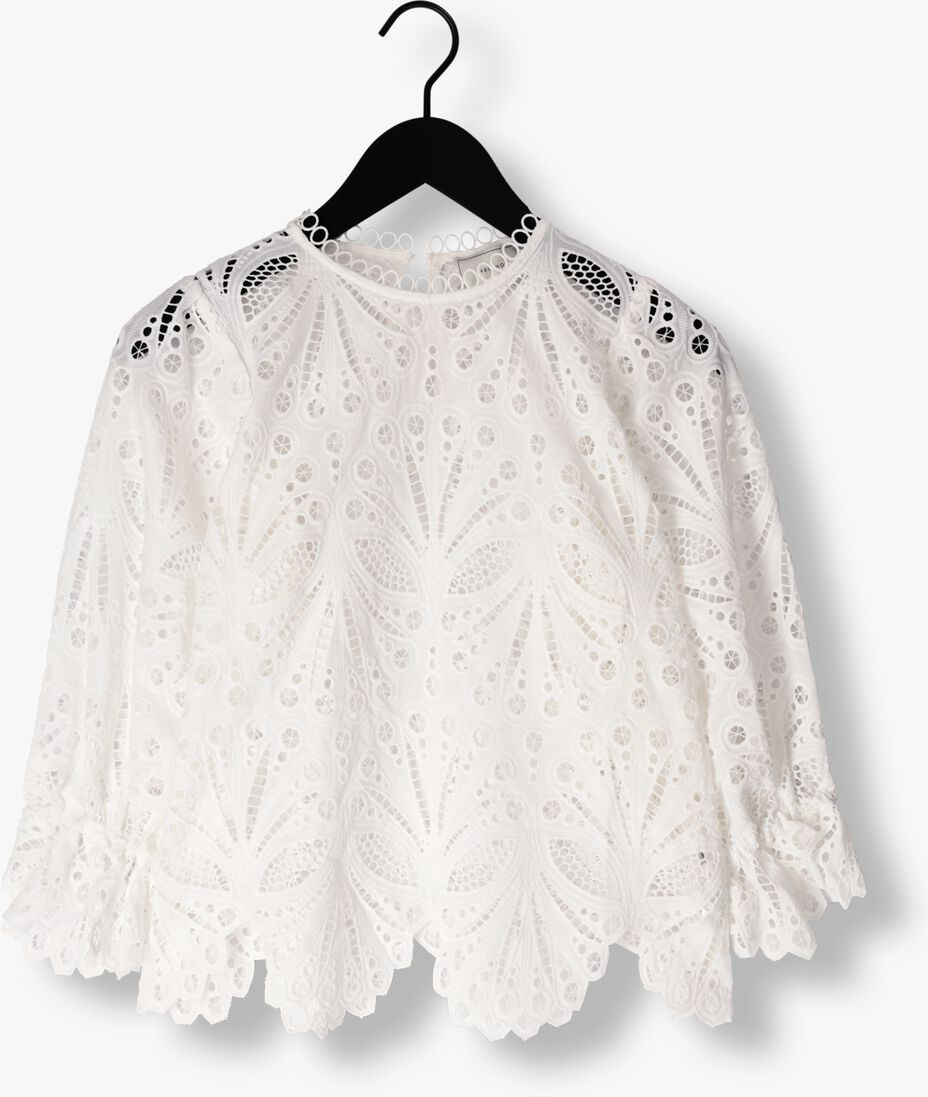 NEO NOIR gebroken wit neo noir blouse adela embroidery blouse