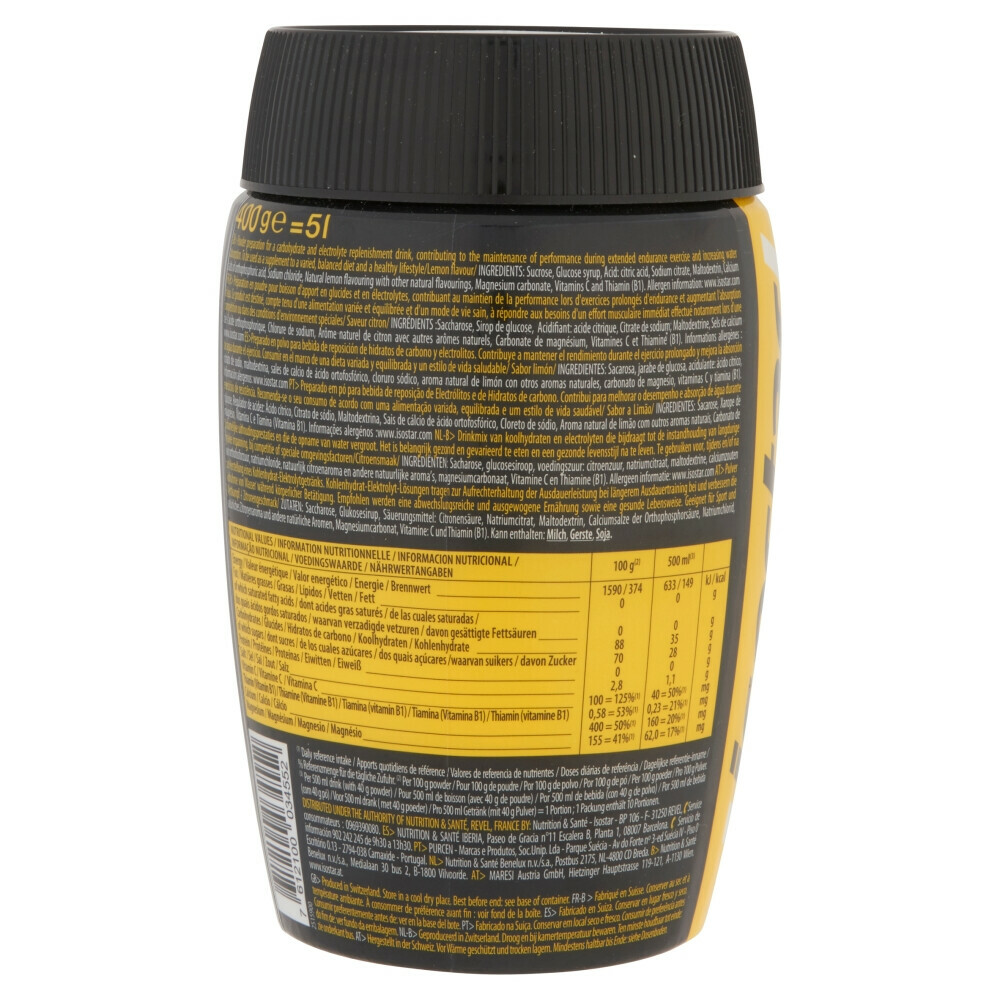 3x Isostar Hydrate & Perform Lemon400 gr
