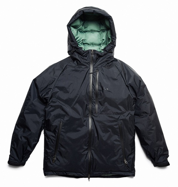Veste Spro Aurora Down Jacket Black Moss Green