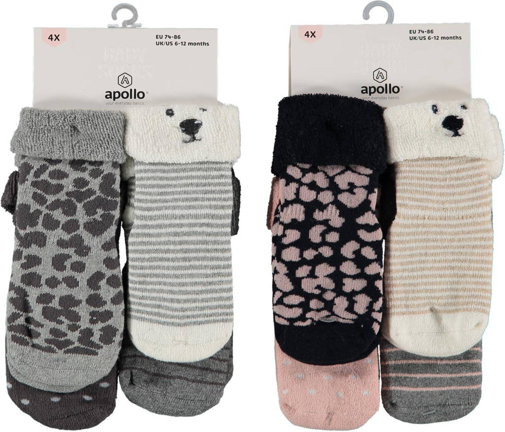 Apollo sokken - set van 4 multi