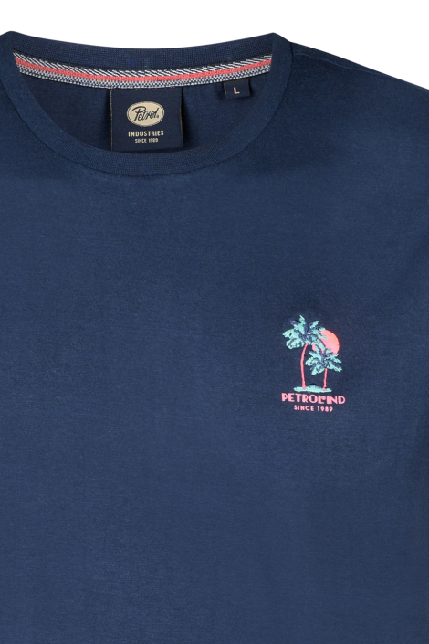 Petrol Industries blauwe heren t-shirt