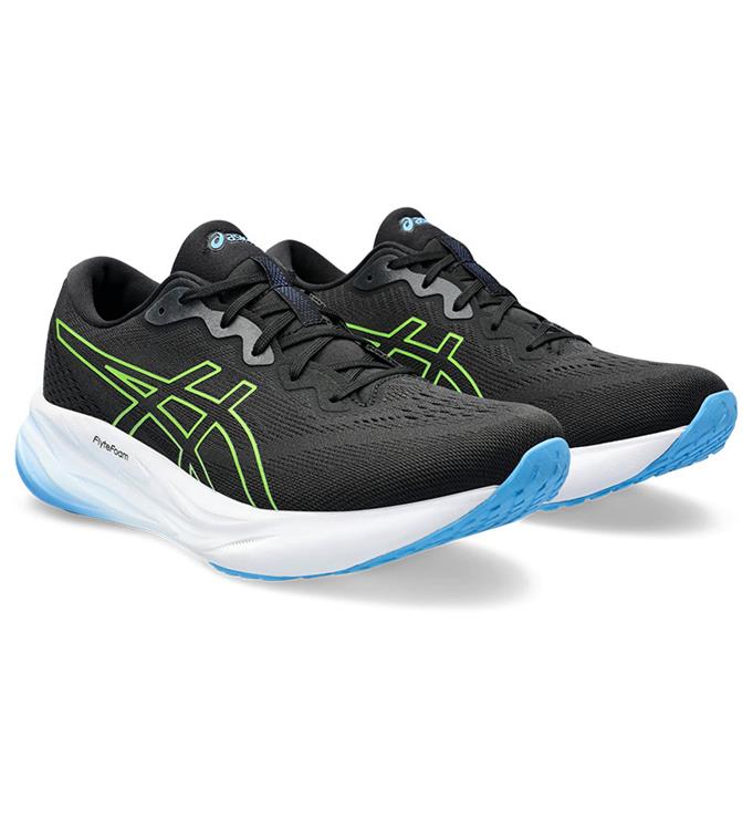 ASICS GEL-PULSE 15 1011B780 BLACK-ELECTRIC-LIME