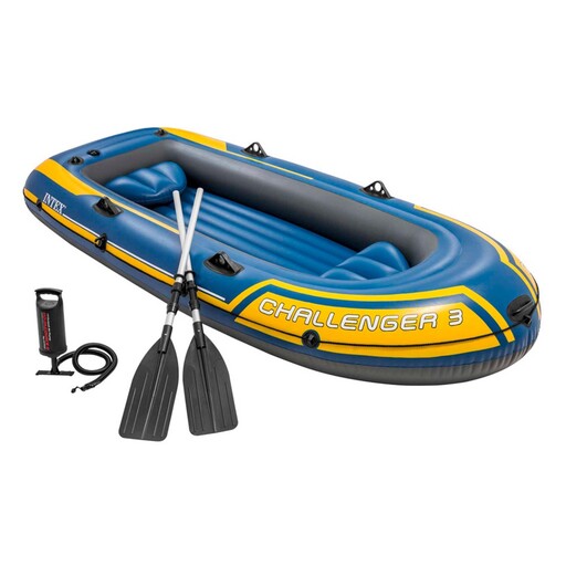 Bote inflável Intex Challenger 3 com remos, 295 x 137 x 43 cm