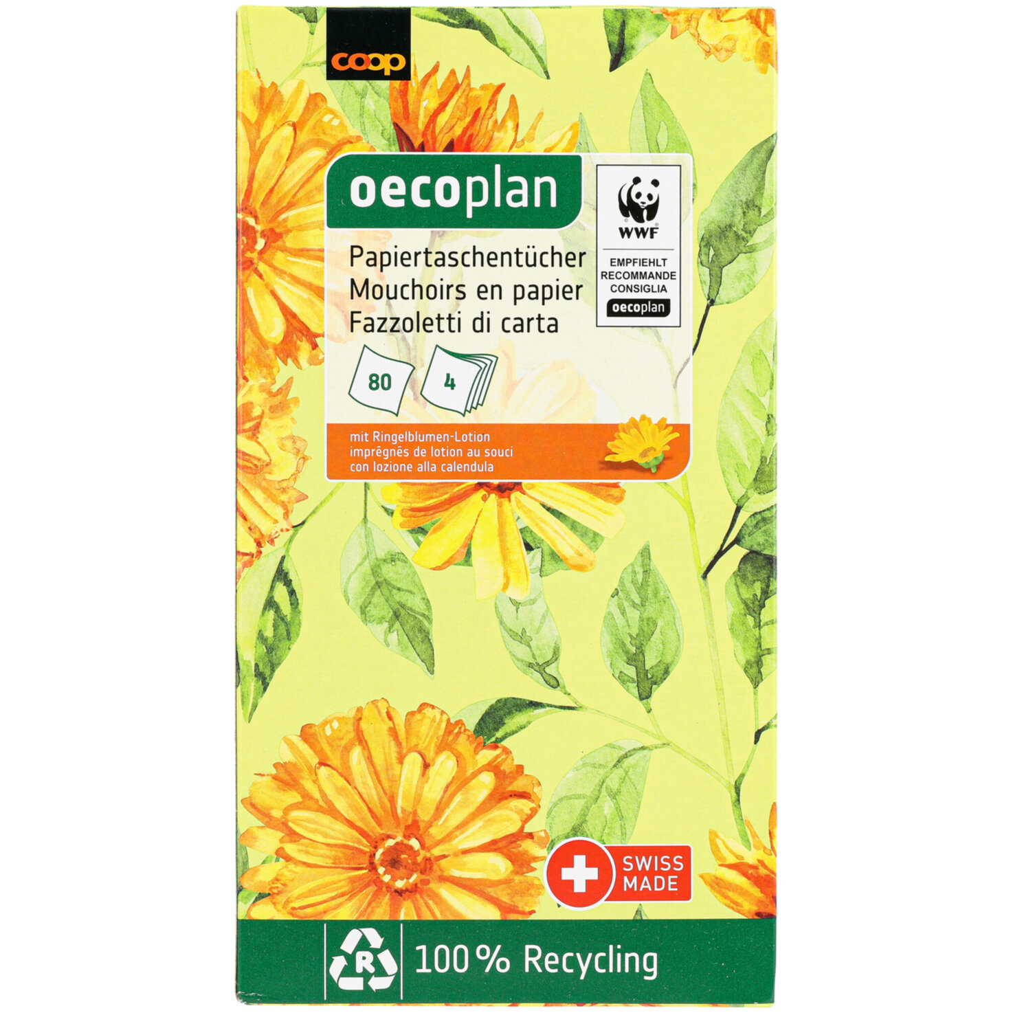 Oecoplan Papiertaschentücher Box