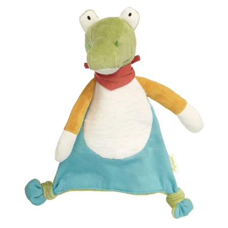Sigikid Schnuffeltuch Krokodil, Green Collection