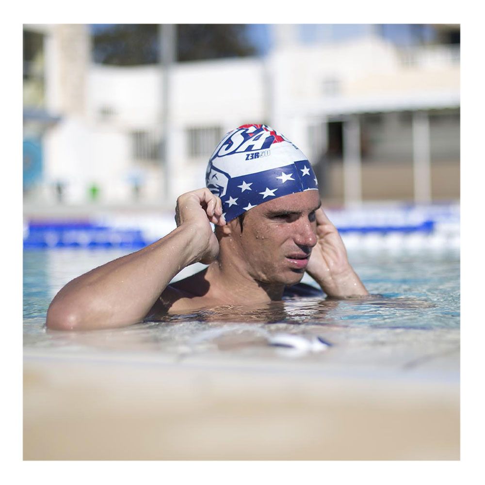 Z3rod NATIONAL PRIDE - Bonnet de bain usa