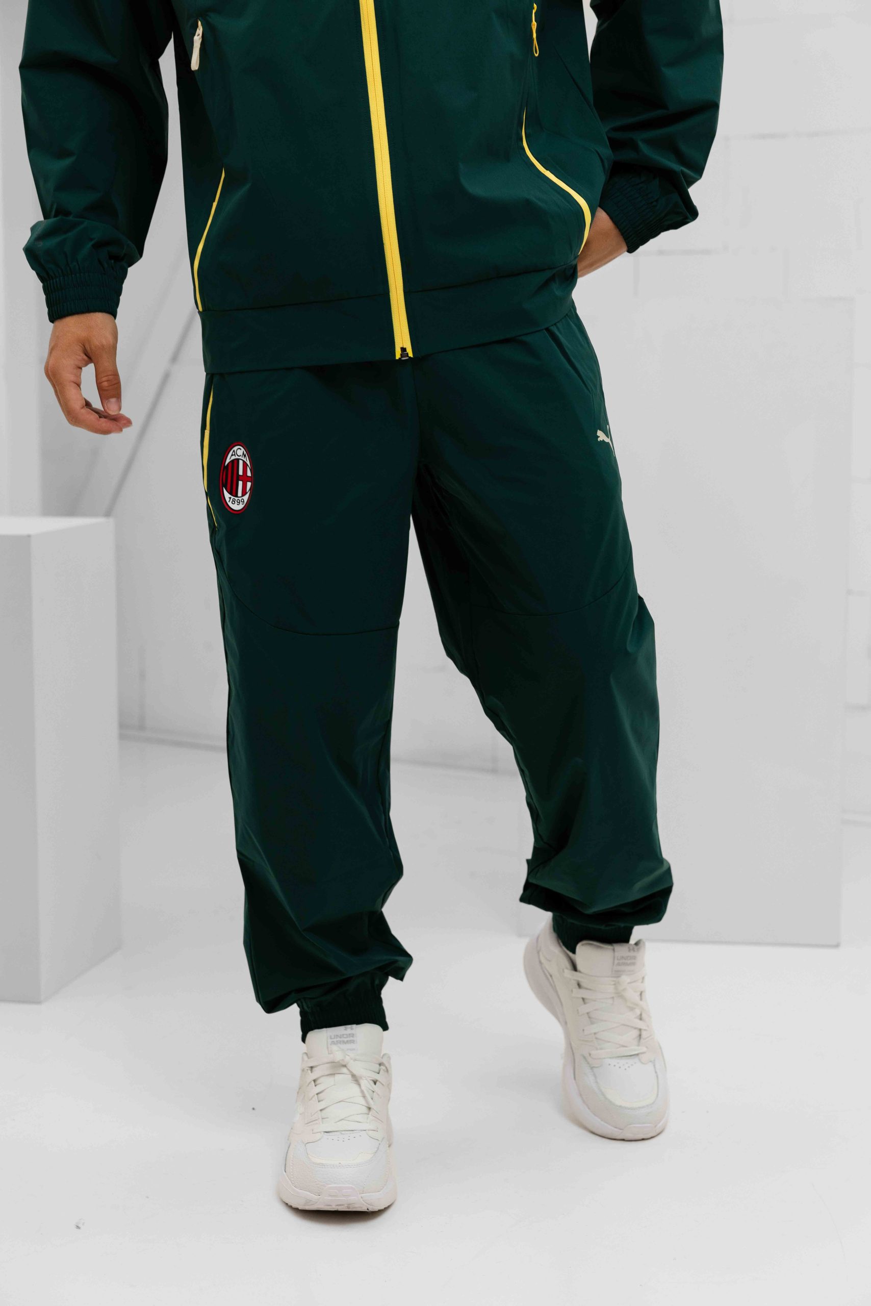 AC Milan Tech Woven Trainingspak Senior 2025/2026 Groen