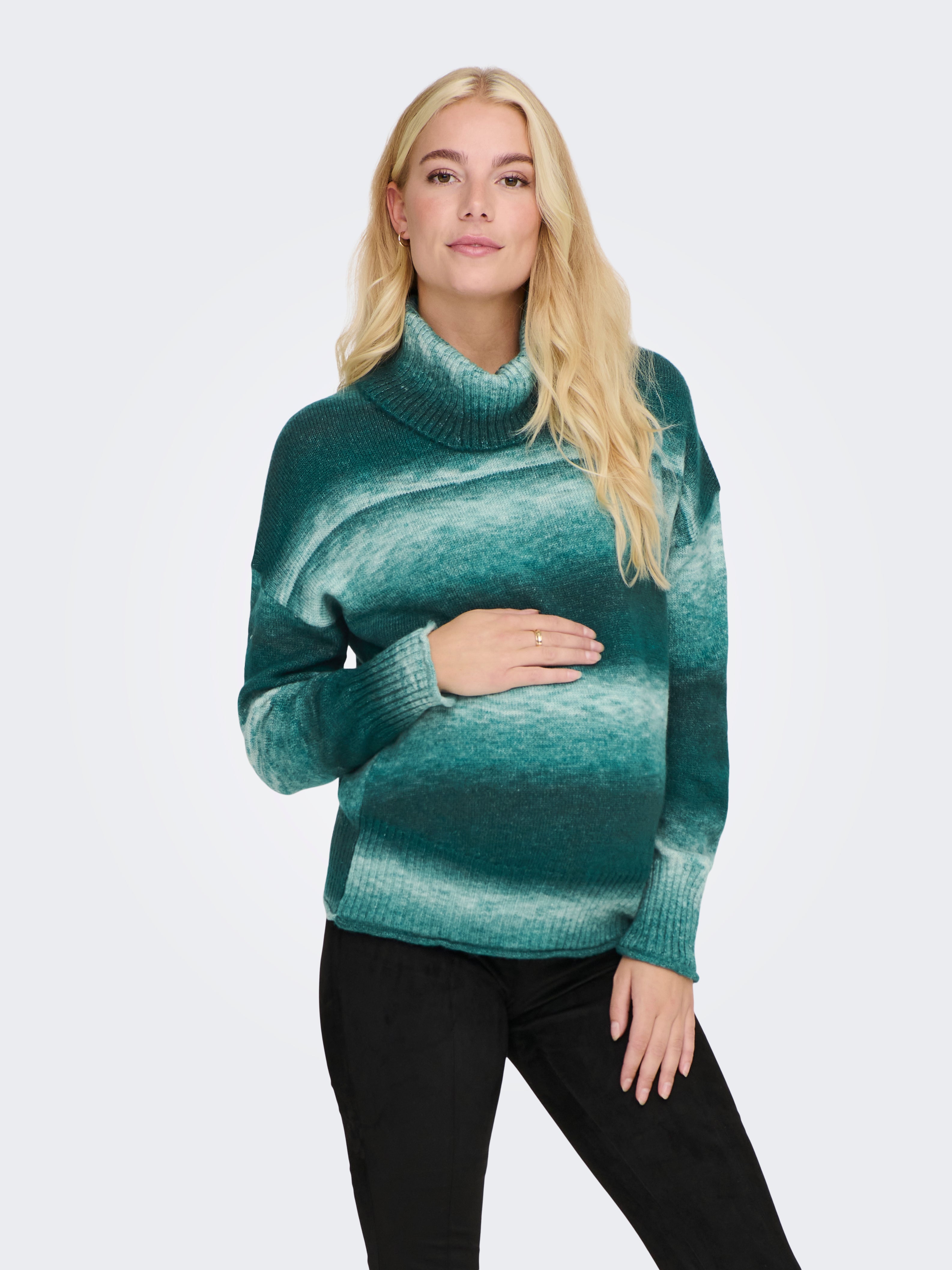OLMRAIN Strickpullover Deep Teal