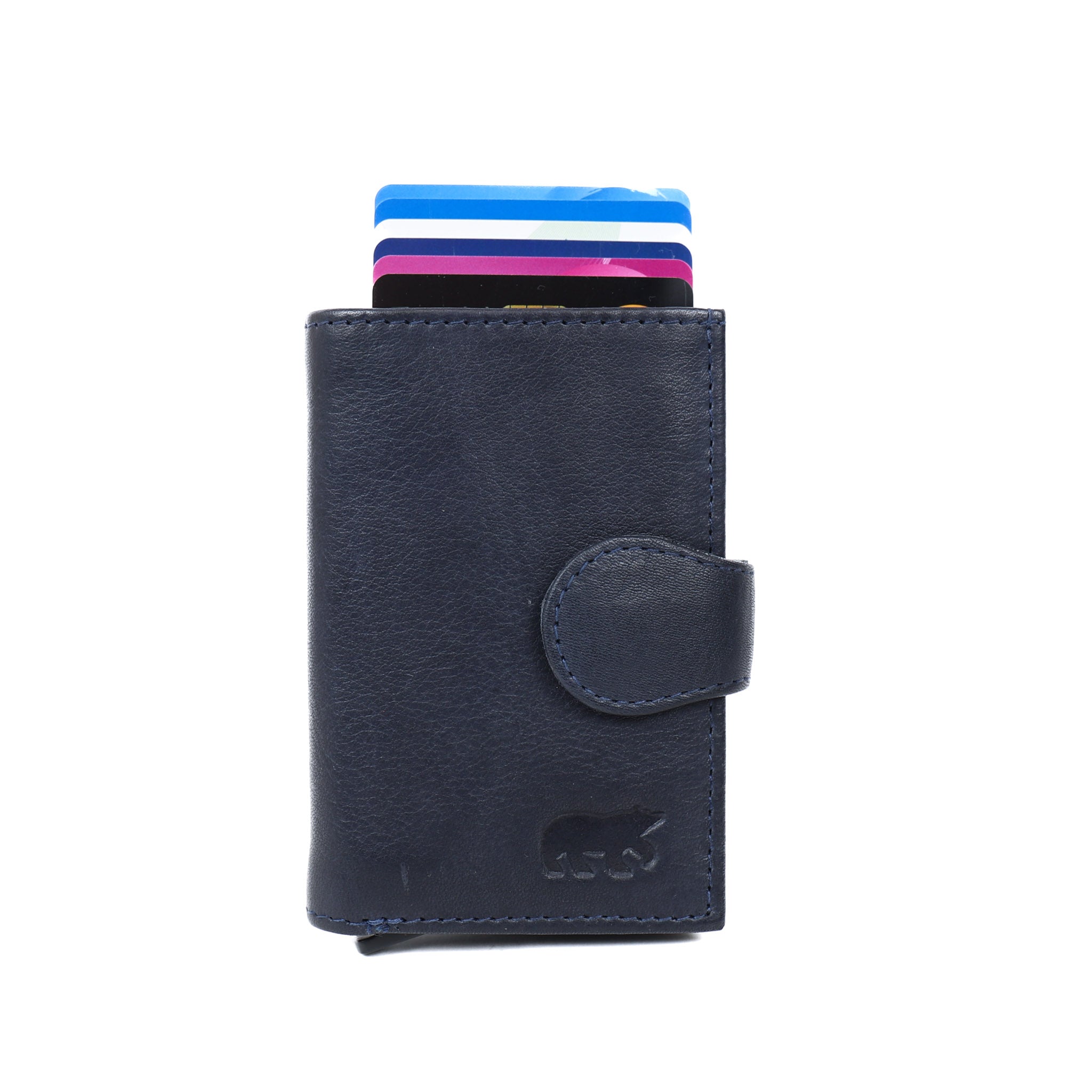 Pasjeshouder 'Elsie' navy Blauw