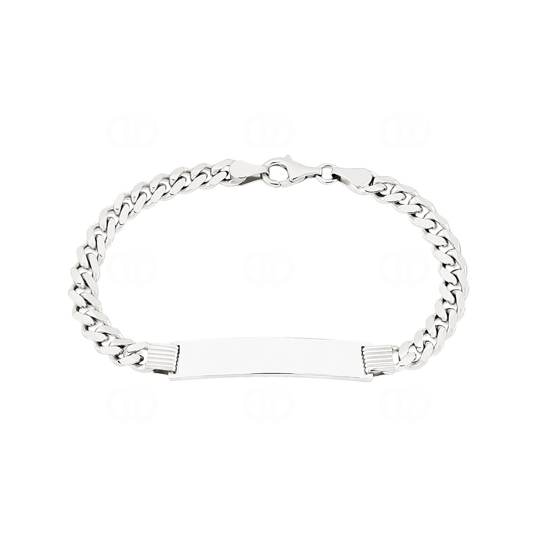 Gravurarmband Panzer 925 Silber 6.0mm