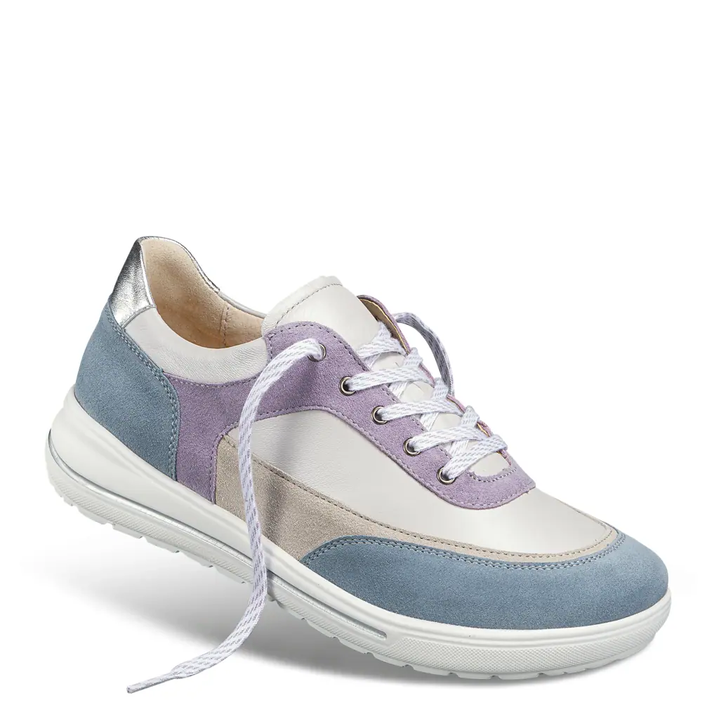 Schnürschuhe - Sneaker INDRA blau-lila
