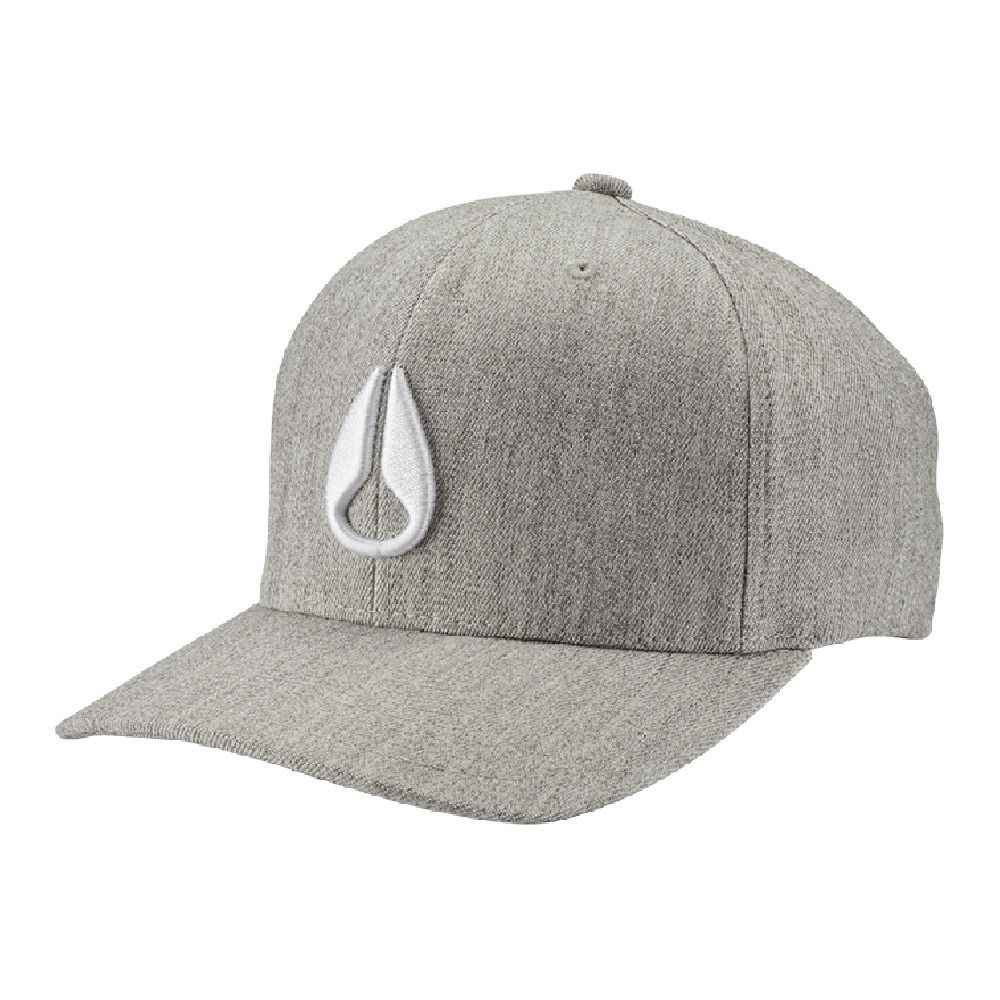 Nixon DEEP DOWN - Casquette heather gray/white