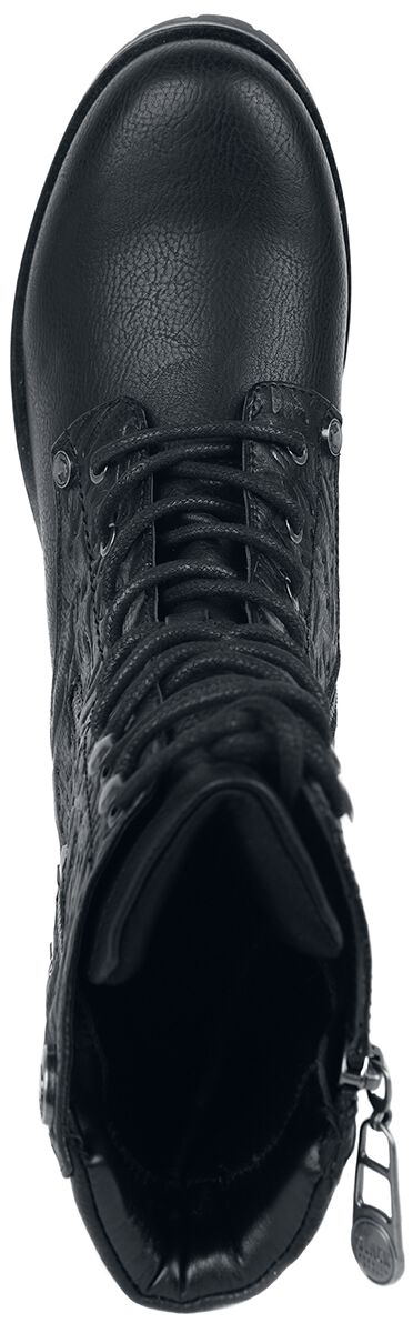 Lace-Up Boots | Black Premium by EMP Bottes