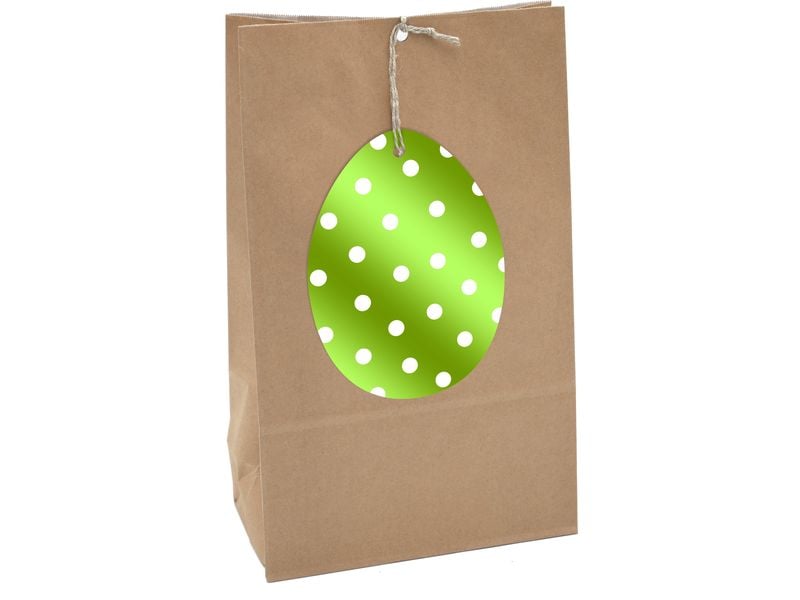 Braun   Company Geschenktasche Ostern 2 Stück, 16 x 26 x 8 Geschenktüten-Set