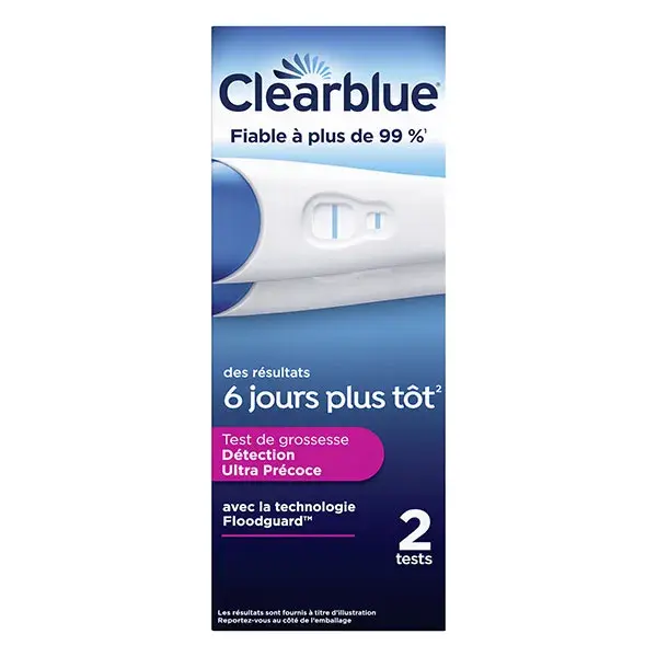 Teste de gravidez Clearblue Ultra Early Detection, 2 unidades