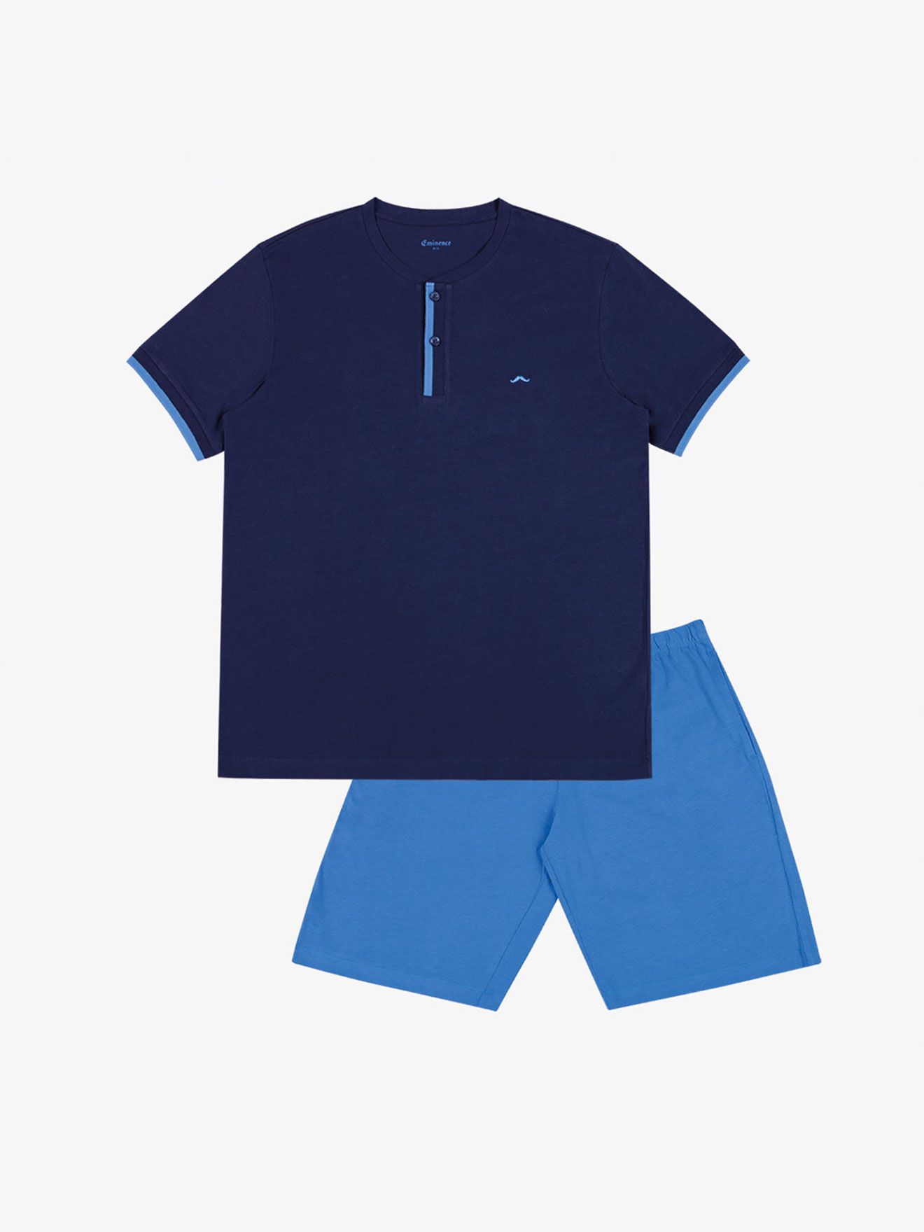 Pyjama court col T homme Dandy