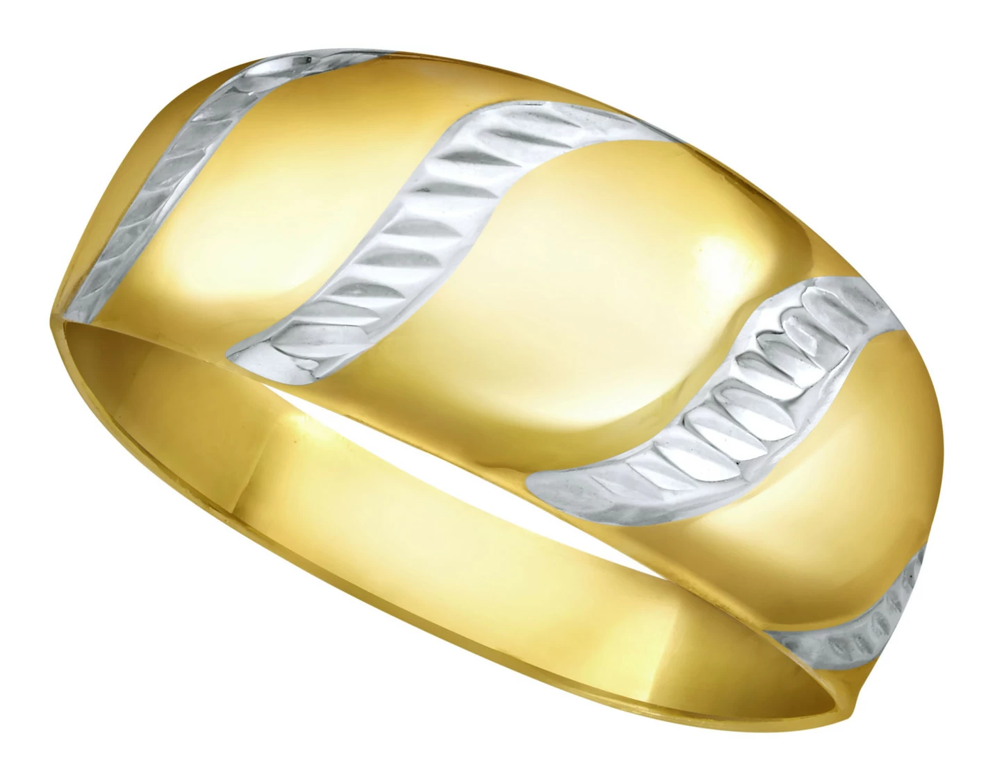 Damenring in Bicolor