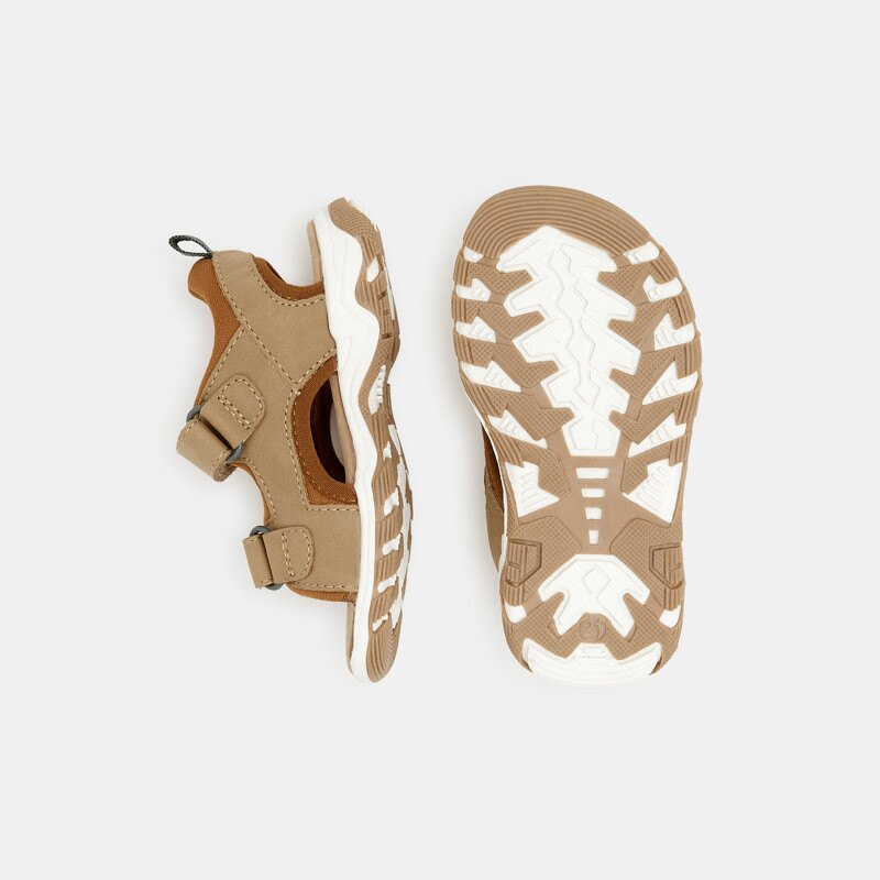 Sandale treck à scratch beige bébé garçon Beige