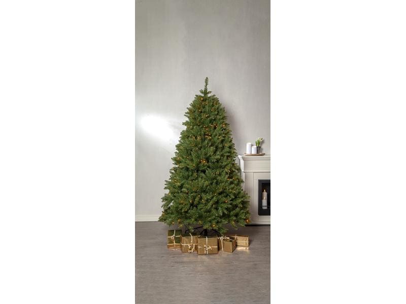 Star Trading Weihnachtsbaum Narvik, 2.1 m, Grün, 300 LED LED Leuchtbaum