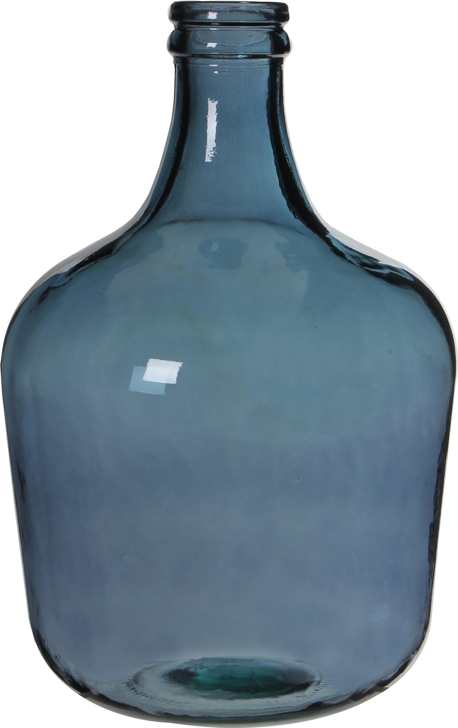 Mica Decorations fles Diego blauw D 27 H 42 cm