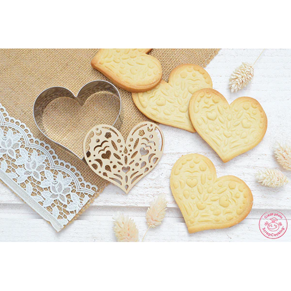 Emporte-pièce et embosseur Cœur Scrapcooking