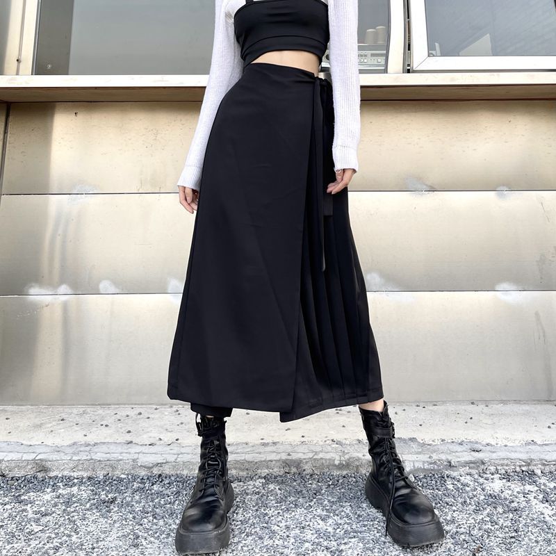 Chisan - Wijde cropped broek
