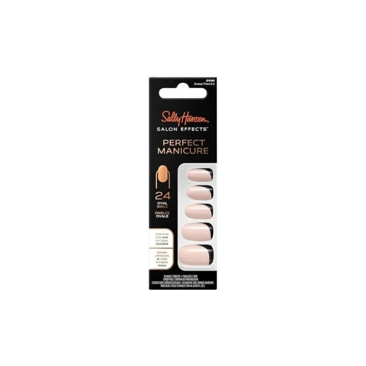 Sally Hansen Salon Effects Perfect Manicure Curve Base Nagelspitzen 24 Stück