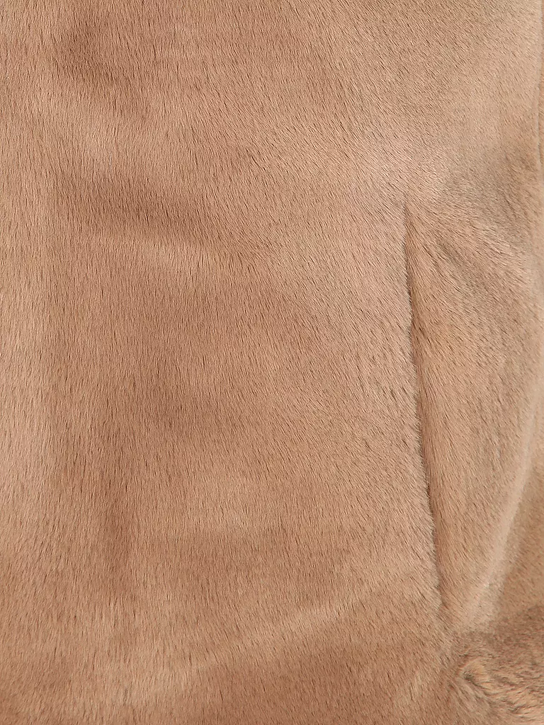 RINO&PELLE Gilet in Felloptik LISON camel