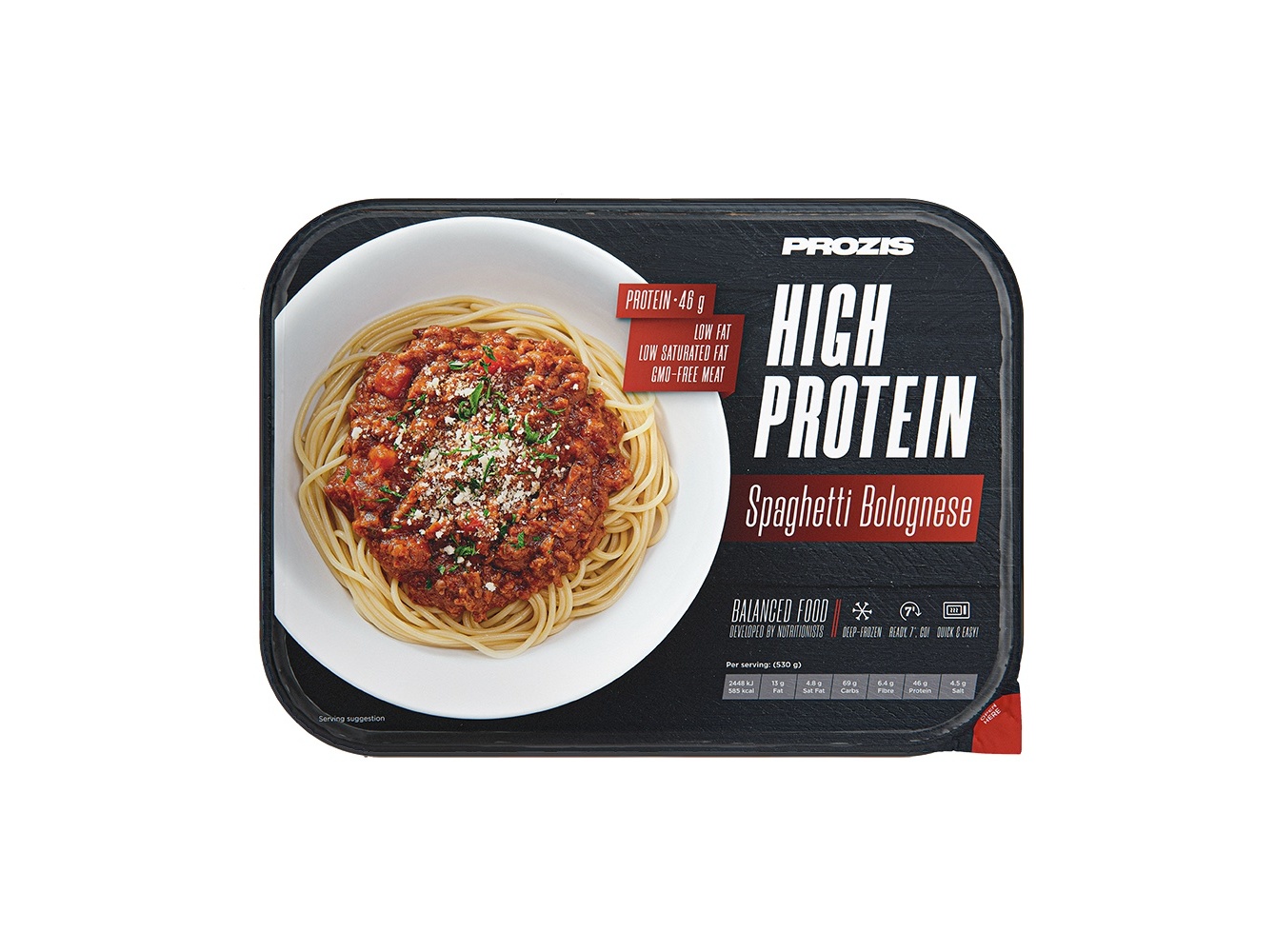 REFEIÇÃO HIPERPROTEICA PROZIS SPAGUET BOLONH. 530G