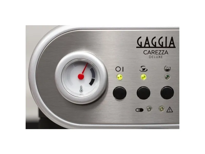 [OUTLET] - Gaggia Carezza Deluxe RI8525 - Kaffemaskine med capuccinatore - 15 bar - blæksort