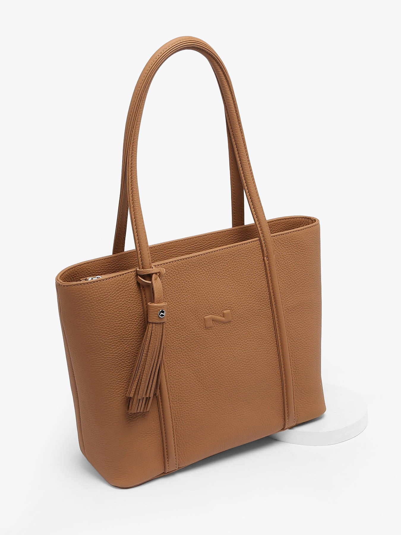 Sac shopping Small Cabas cuir NATHAN BAUME