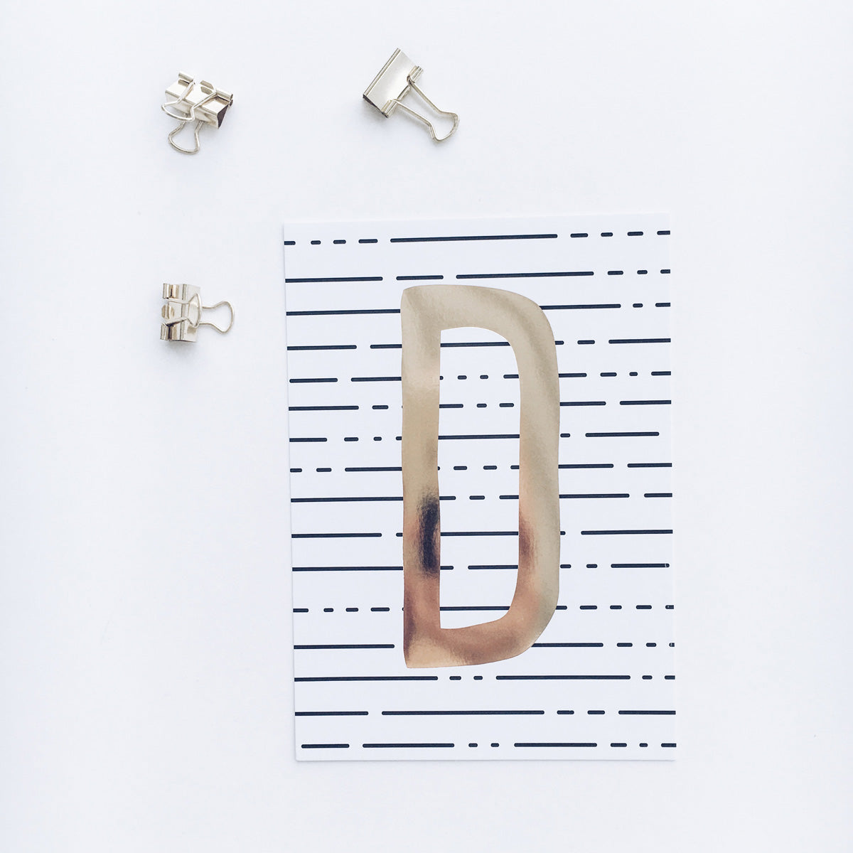 Postkarte „D
