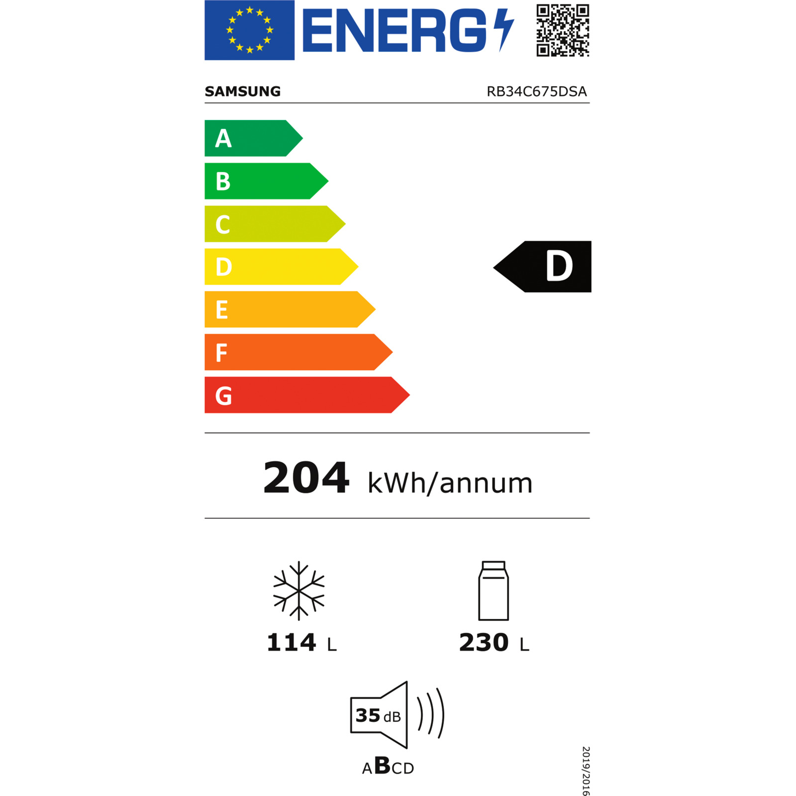 Samsung Kühl-Gefrierkombination RB7300, 344 Liter