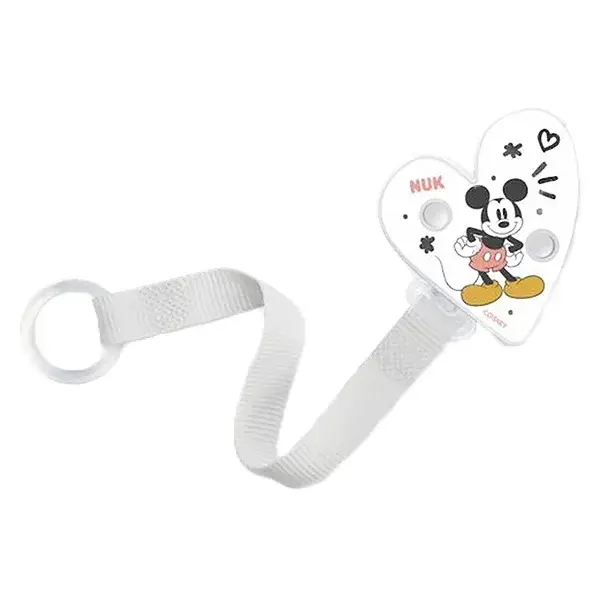 Chupetas e acessórios Nuk, prendedor de chupeta com fita do Mickey Mouse