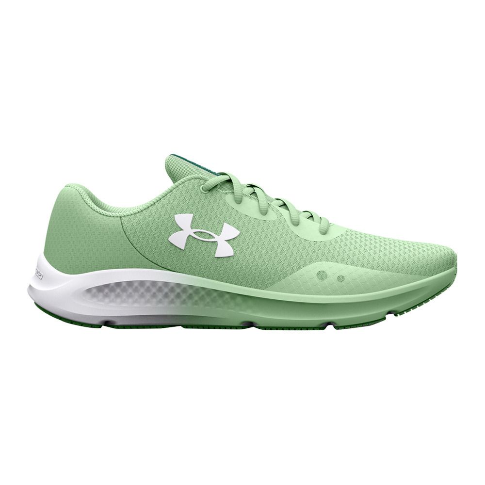 Under Armour UA CHARGED PURSUIT 3 - Chaussures running Femme aqua foam/aqua foam/white