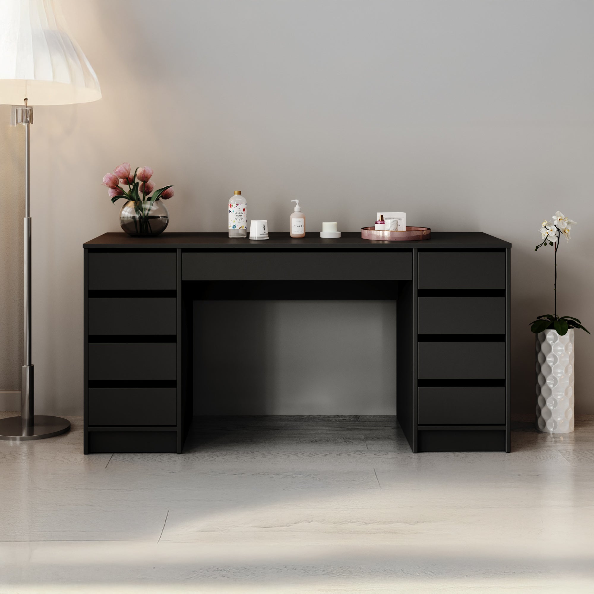 Arco 2 - Kaptafel - Zwart - 154x55 cm