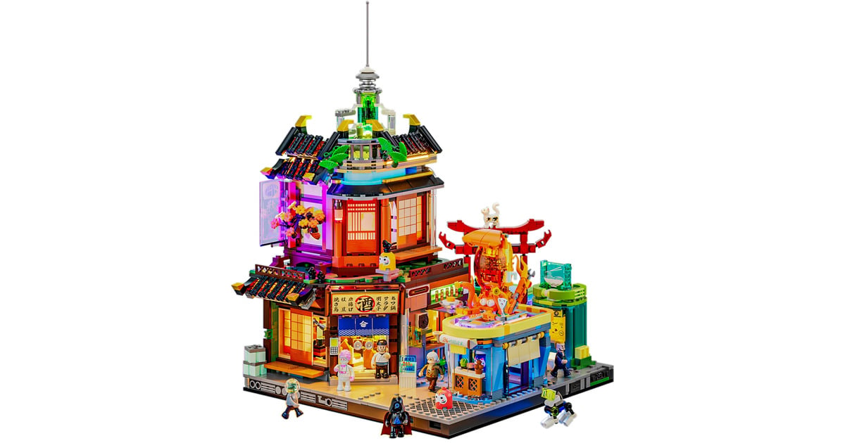 LumibricksCyberpunk Neoncity - Izakaya Constructiespeelgoed  (F9073)