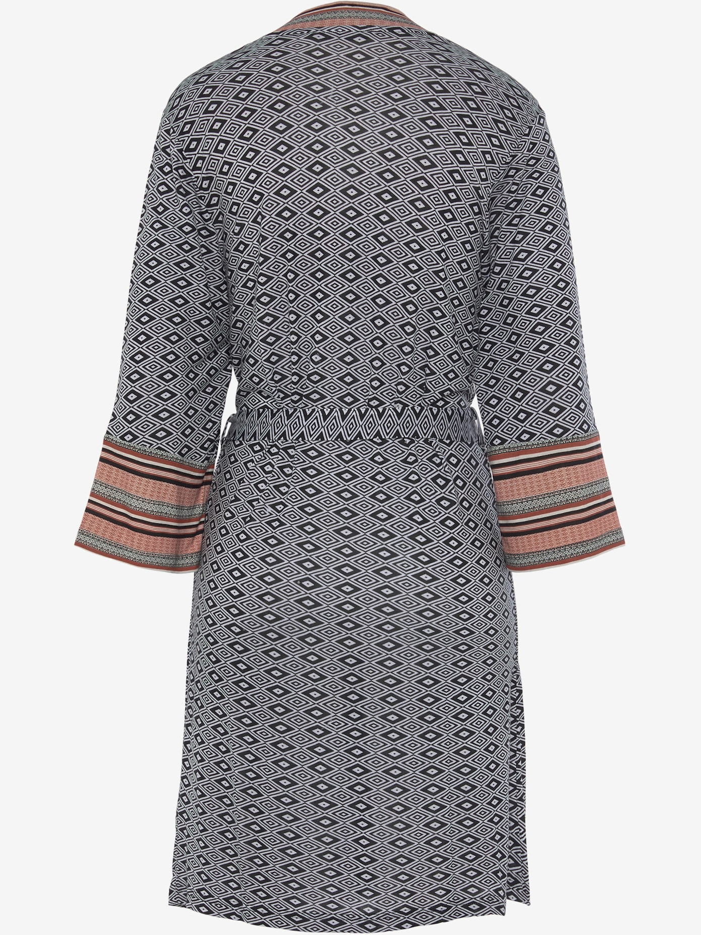 Kimono court avec motif ethnique