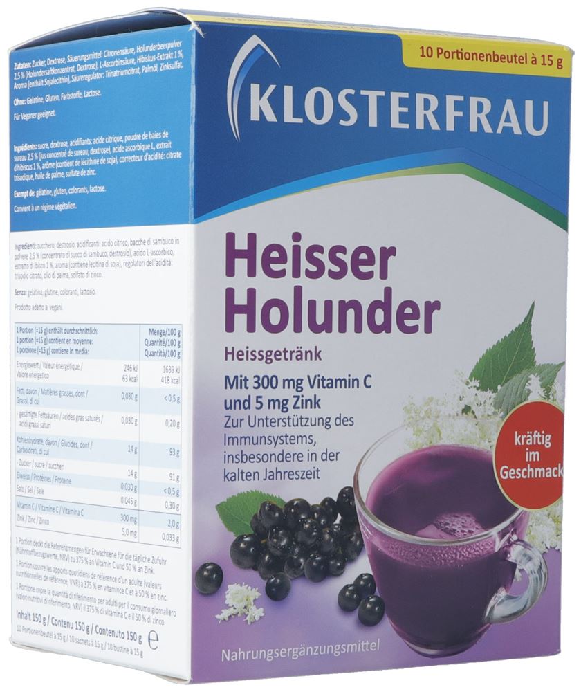 KLOSTERFRAU Heissgetränk Heisser Holunder Btl 15 g