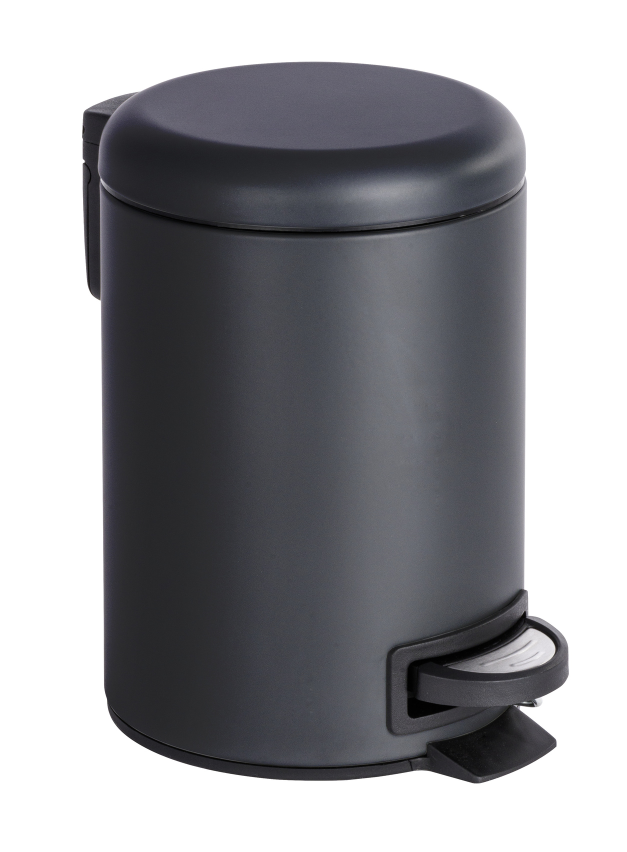 Wenko Leman afvalemmer 3 liter zwart mat