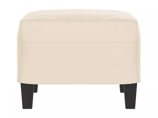 Repose-pied Beige 60x50x41 cm Tissu microfibre